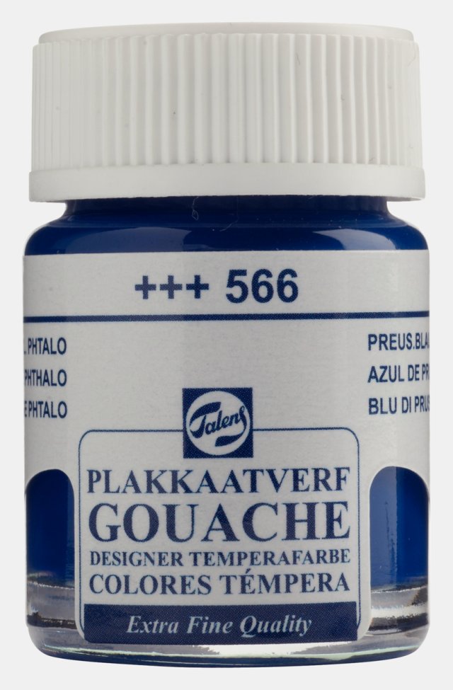 Talens Gouache Jar 16ml Prussian Blue Phthalo — Talens (görsel 2)