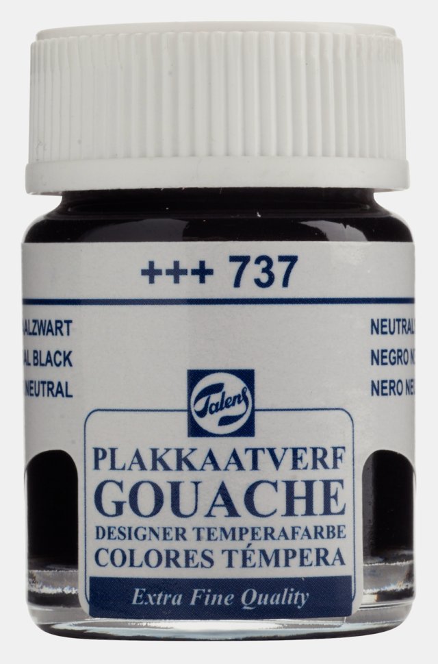 Talens Gouache Jar 16ml Neutral Black — Talens