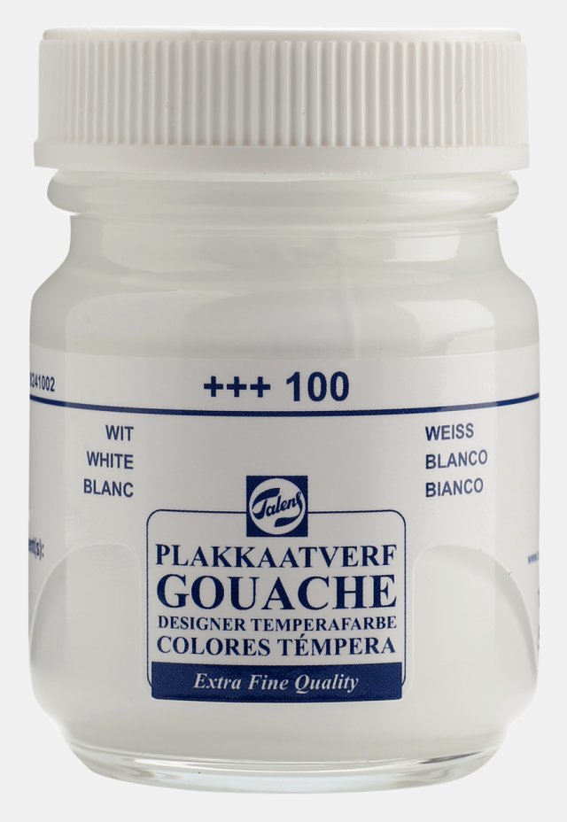 Talens Gouache Jar 50 ML White — Talens