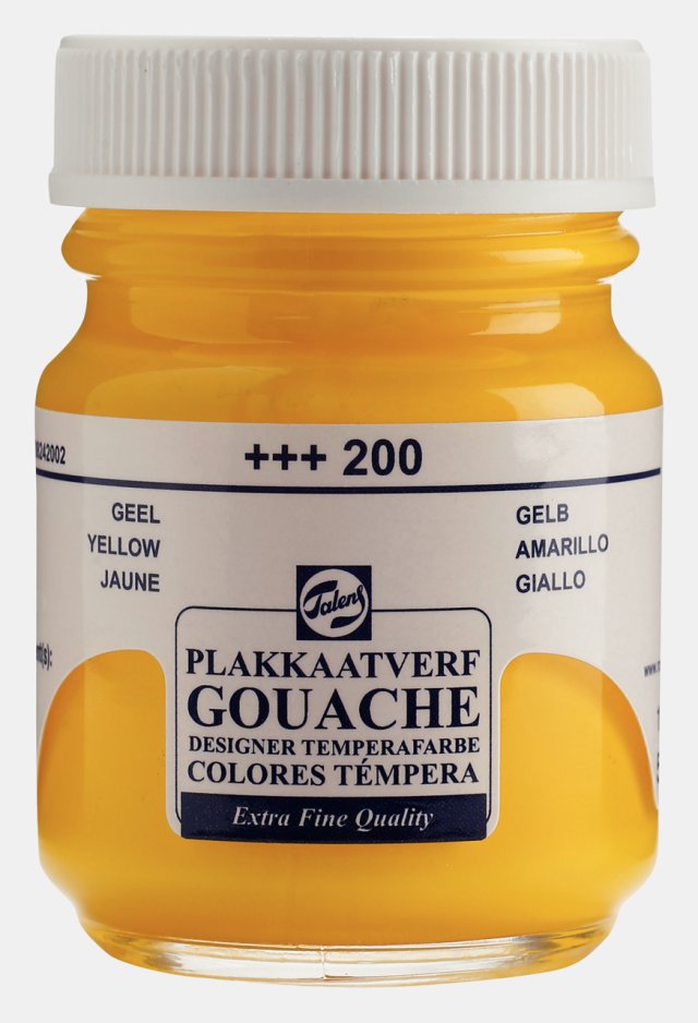 Talens Gouache Jar 50 ML Yellow — Talens