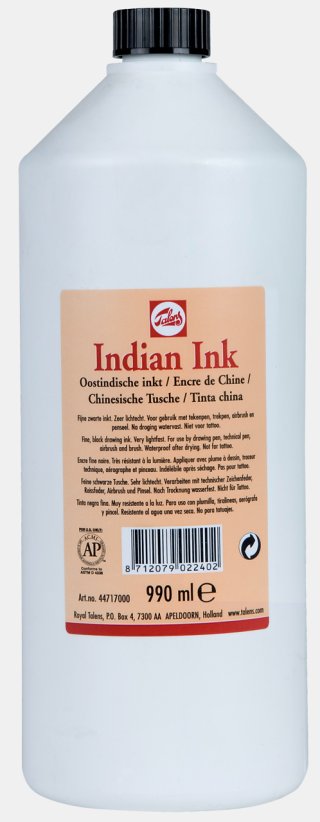 Talens Indian Ink Jar 990 ML — Talens