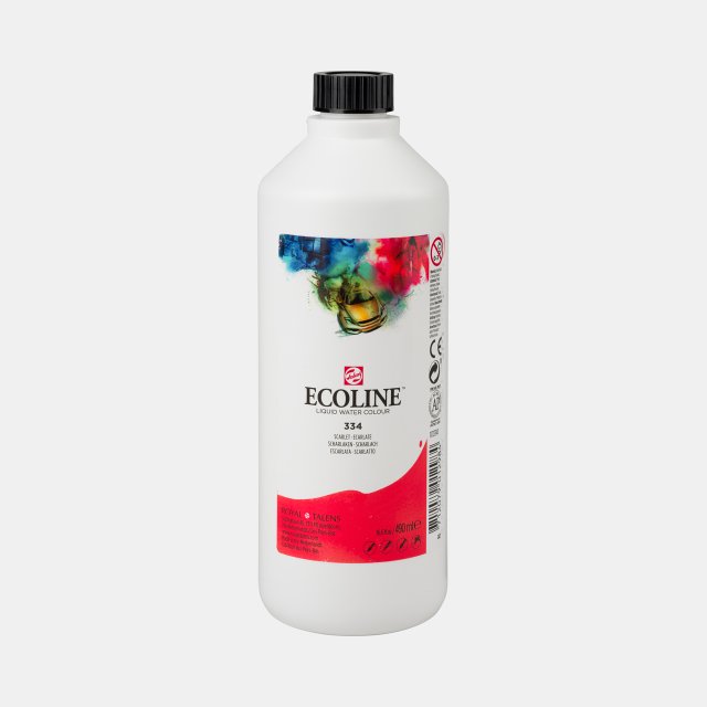 Talens Ecoline 490 ML Scarlet Red — Talens