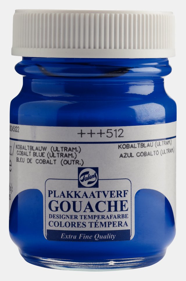 Talens Gouache Jar 50 ML Cobalt Blue Ul. — Talens