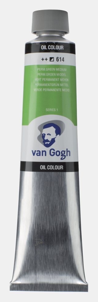 Van Gogh Yağlı Boya 200 ML Permanent Green Medium 614 — Van Gogh